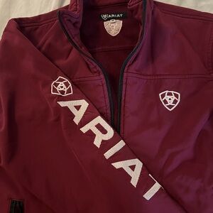 Ariat burgundy Fleece-Lined Jacket